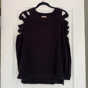 F21 Cut Out Shoulder Sweater